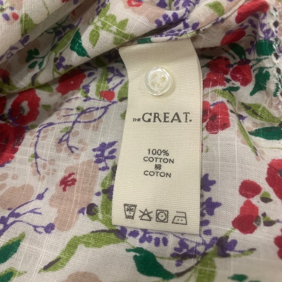 The GREAT Prairie Top, Floral Print, Size Medium - Picture 4 of 11